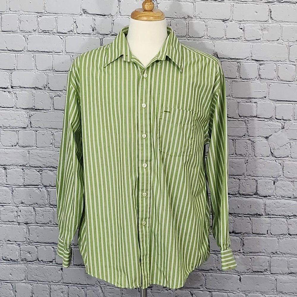 Van Heusen Long Sleeve Shirt Size L